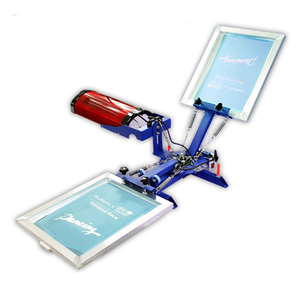 Machine de sérigraphie monochrome à 2 tables pour <span class=keywords><strong>T</strong></span>-shirts, vêtements, lin et coton - Product Image 6