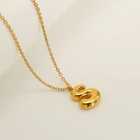 Nouveau Collier Initial Brillant en Acier Inoxydable pour Femme, Pendentif Lettre 26 Lettres Tendance, Style Ins Niche