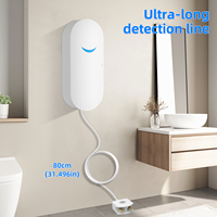 ANGUS Smart Wifi Tuya Détecteur de fuite d'eau avec notification d'alarme d'eau pour alarme de niveau d'eau à distance