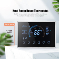 Beca BHT-8000 Tuya APP kontrollü akıllı ısıtma termostatı 4.8 inç büyük dijital haftalık programlama dikdörtgen hastane kullanımı için