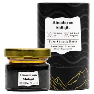 Pure Himalayan Shilajit Resin High Potency For Men &amp; Women 75 Servings 400mg