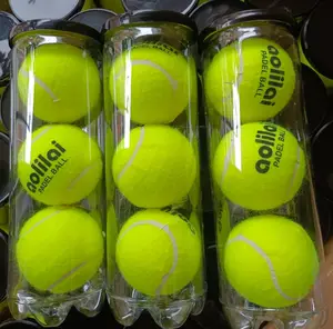 Balle de Tennis professionnelle en caoutchouc naturel et fibres chimiques, nouvelle collection 2023