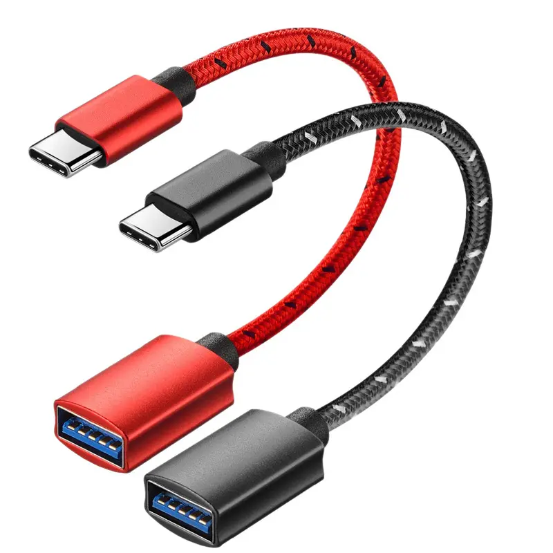 OTG USB-C 3.1 Adapter USB C OTG Kabel Typ C Stecker auf USB 3.0 A Buchse Adapter für MacBook Air/Pro Chrome books HP Dell