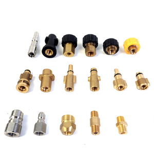 Adaptateur de buse pour distributeur de mousse Mingou G1/4, connecteur interne en acier inoxydable, laiton et plastique pour tuyau PVC, utilisation pour l'eau - Product Image 2