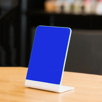NFC examen titulaire carte HF 13.56Mhz publicité support carte NFC Table support carte Qr Code pour Menu