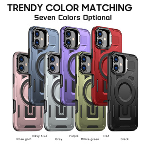 <span class=keywords><strong>Coque</strong></span> de téléphone de protection complète du corps Support magnétique pour caméra en alliage de zinc pour <span class=keywords><strong>iPhone</strong></span> <span class=keywords><strong>14</strong></span> Pro Max Defender Luxury Armor - Product Image 6