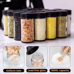 Rotating <b>Storage</b> <b>Rack</b>, <b>Kitchen</b> Specific Glass Seasoning Bottle <b>Rack</b> - Product Image 4