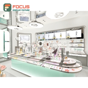 Integrated Solution Store Project Aluminum Display Counter Vendor Makeup Store Interior Design - Product Image 5