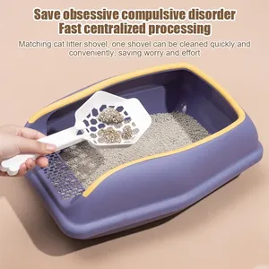 Anti Cracking <b>Box</b>, Stylish Design <b>for</b> Toilet, Durable Plastic, Environmentally Friendly <b>Cat</b> <b>Litter</b> <b>Box</b> - Product Image 5