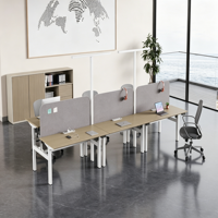 Bureau en bois moderne et durable, convertible, réglable en hauteur, avec double moteur et structure en acier, pour usage assis-debout au bureau ou à domicile