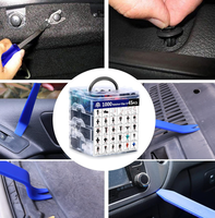 Nouvelle Boîte de 1045 attaches de voiture en plastique/PA de haute qualité, 1000 clips de retenue de pare-chocs, couleur personnalisée pour l'automobile