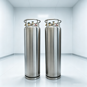 Réservoir de stockage cryogénique vertical de qualité recherche 360L pour GNL, vente en gros, réservoir de stockage de qualité alimentaire pour la recherche astronomique - Product Image 3