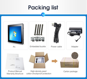 23.6 inch bảng điều khiển PC Win7 màn hình cảm ứng Tablet kiosk máy tính ngành công nghiệp Màn hình <span class=keywords><strong>LCD</strong></span> hiển thị Mini PC nhúng tất cả trong một - Product Image 6