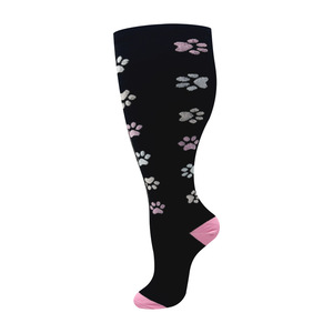 Chaussettes de compression d'été en <span class=keywords><strong>nylon</strong></span>, taille plus, 15-20 mmHg, design personnalisé, pour femmes et hommes, vente en gros - Product Image 5