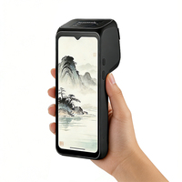 Terminal POS Inteligente Android 16 de 6.5 Pulgadas con NFC Sin Contacto, Impresión Térmica Rápida de 58 mm, 4G WiFi, Larga Duración de Batería para Servicio de Vendedor Móvil