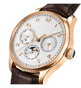 Montre Homme de Luxe Noire à Bracelet en Cuir, Style International, Quartz, Verre, Affaires, Décontractée, Classique, Sportive, en Alliage, iwcs - Product Image 1