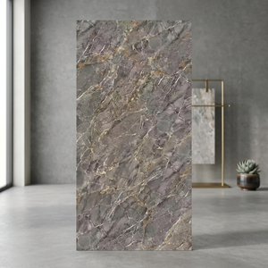 Perlato Nero Luxury Full Body Glossy Polished Porcelain Tiles 600x1200mm Marble Look Floor Wall - Product Image 5