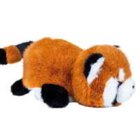 2025 nouveauté vente chaude panda rouge mignon en peluche réversible panda rouge se transforme en un panda en peluche Double face dessin animé poupée jouets