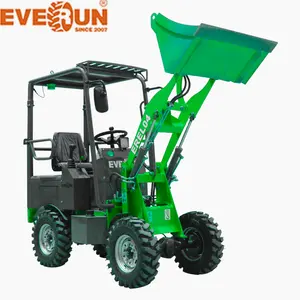 Everun CE-geprüft EREL04 0,4 t kleine Maschinen Landwirtschaft frontend klein kompakt elektrisch Mini-Ladlader