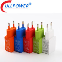 Chargeur USB 5V 2A, petite taille, petit adaptateur, certifié RoHS, certifications américaines et européennes, noir, blanc et autres couleurs