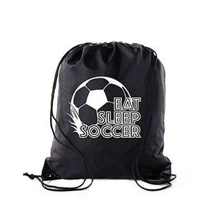 Bolsa de Viaje con Cordón de Poliéster para Gimnasio con Logotipo Personalizado, Bolsas de Compras Plegables de Nailon para Baloncesto y Maratón - Product Image 1