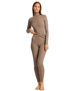 Women's Merino <strong>Wool</strong> Silk Top Merino <strong>Wool</strong> Legging <strong>Base</strong> <strong>Layer</strong> - Product Image 1