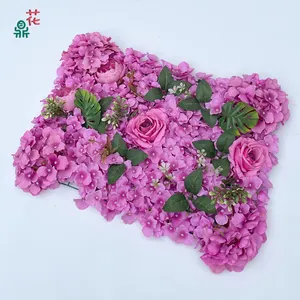 Hydrangea Peony Row Commercial Beauty Chen Layout Artificial Flowers Beautiful Interior Decoration Silk Flowers