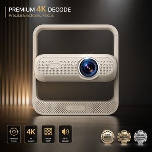 Projecteur 4K JY210-A avec mise au point électronique, <span class=keywords><strong>correction</strong></span> automatique de la distorsion trapézoïdale, Android 11, projecteur vidéo intelligent pour cinéma maison, fournisseur - Product Image 1