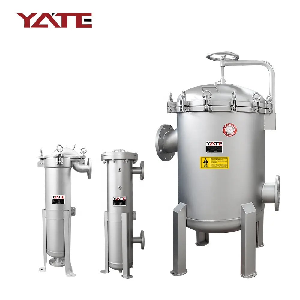 Çin tedarikçisi paslanmaz çelik 304/316 torba kartuş filtre muhafazası makinesi lityum pil soğutucu filtrasyon