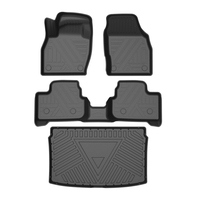 Tapis de sol de voiture 3D 5D personnalisés pour Volkswagen Polo Plus 2019 2020 2024, accessoires intérieurs, tapis de voiture, couvre-coffre