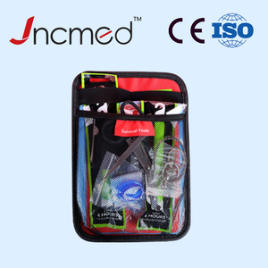Trousse de premiers secours complète, trousse de traumatologie d'urgence avec bandoulière pour les essentiels domestiques, fournitures médicales d'extérieur - Product Image 6