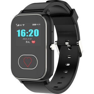 Jam tangan pintar pria, 4G orang tua deteksi jatuh 24 jam Monitor detak jantung Waktu Nyata menjawab panggilan masuk secara otomatis - Product Image 1