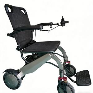 Fauteuil roulant électrique léger en alliage d'aluminium de qualité supérieure, pliable et portable, avec batterie au lithium 6AH/10AH/20AH pour adultes - Product Image 2