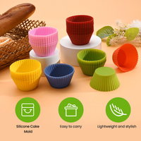 Moule de cuisson en silicone écologique personnalisé, diverses formes, pour tartelettes, puddings, muffins et cupcakes – Vente en gros