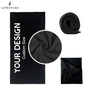 Miễn Phí Thiết Kế Tùy Chỉnh Màu Đen Lớn Sợi Nhỏ Bãi Biển Khăn Với Nhanh Chóng Vận Chuyển Mùa Hè Biểu Tượng Tùy Chỉnh In Bán Buôn - Product Image 6