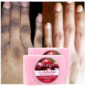 निर्माता गुलाब आवश्यक तेल योनि महिलाओं के लिए हस्तनिर्मित साबुन बार प्राकृतिक Whitening गाजर साबुन