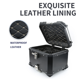 Caja trasera de aleación de aluminio de alta calidad de los fabricantes 25L 36L 45L 55L 60L <span class=keywords><strong>80L</strong></span> 100L motocicleta Top <span class=keywords><strong>Box</strong></span> proveedores - Product Image 4