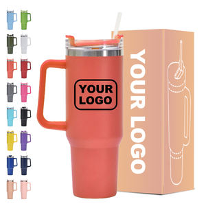 Vaso Térmico de Acero Inoxidable de Alta Calidad de 40 oz, Taza de Viaje para Café o Cerveza, con Doble Pared y Aislamiento al Vacío, con Asa - Product Image 1