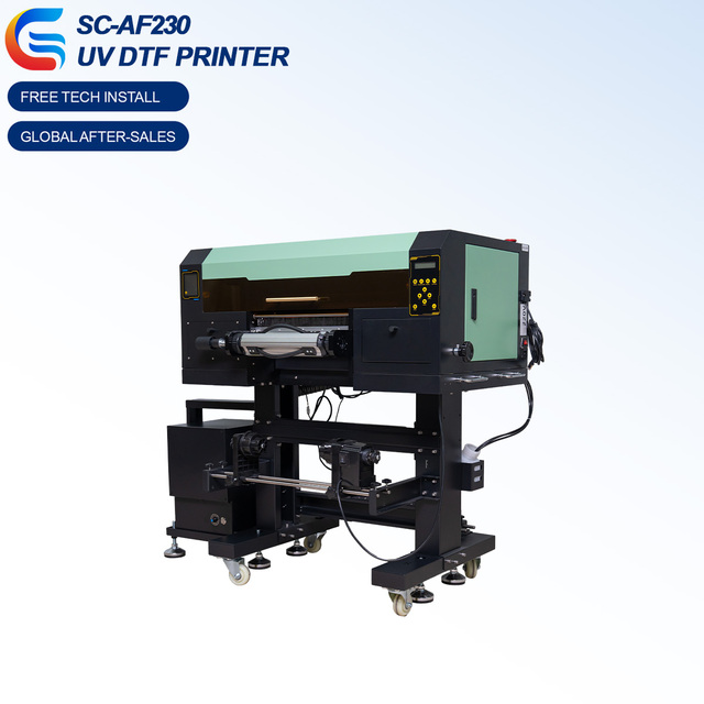 Senchro New 33cm 13-Inch UV DTF Printer with I1600/I3200 Printhead 2-in-1 Laminating Roll UV Ink 1-Year Warranty