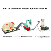 Machine à granulés portable monophasée 220V 4Kw pour transformer la paille de riz, la paille et la sciure de bois en granulés de combustible renouvelable pour le chauffage domestique