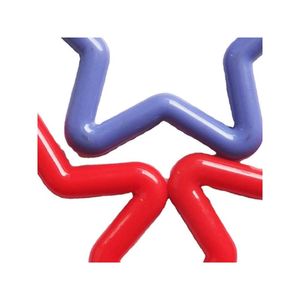 Werbeartikel Pentagramm-Ring Babyspielzeug Zubehör Kundenspezifische Bunte Plastikspielzeuge - Product Image 4