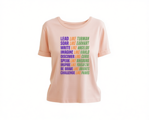 T-shirt icona femminista da donna, a maniche corte, girocollo, 100% cotone, casual, primavera estate, vestibilità regolare, con stampa a lettere - Product Image 1