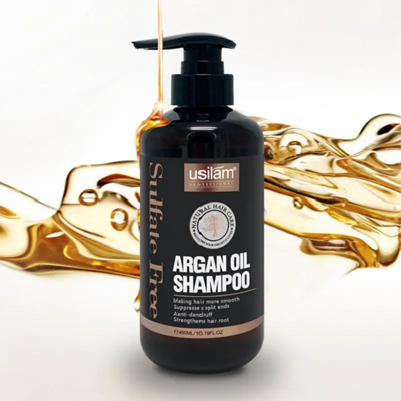 custom logo hot sale OEM private label low price high quality argan oil Macadamia hair shampoo