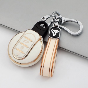 Housse de clé de voiture en TPU souple avancée pour BMW <span class=keywords><strong>Mini</strong></span> COOPERS F54 F55 F56 F57 F60 R55 R56 R57 R58 R59 R60 S Roadster étui à clé de voiture - Product Image 3