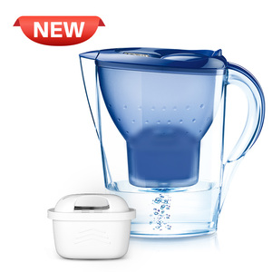 Pichet de filtration de pichet de filtre à eau de 10 tasses à filtration rapide <span class=keywords><strong>avec</strong></span> cartouche de remplacement de filtre à <span class=keywords><strong>charbon</strong></span> <span class=keywords><strong>actif</strong></span> - Product Image 1