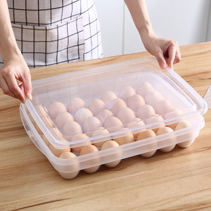 2026 PP Rectangle Multi Compartment Egg Storage <b>Container</b> Tray Ecofriendly Food Storage <b>Refrigerator</b> Preservation Wholesale - Product Image 6
