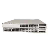 Equipo de Conmutación de Red POE para C9200L-48T-4X-E, Conmutador Óptico de 48 Puertos y 40 Gbps, Capacidad de 176 Gbps, 16K MAC, 2 GB de DRAM