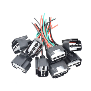 Fio automotivo 3 pinos te amp, fêmea, à prova d' água, membro automotivo, ventilador, conector 1743271-2 DJ7038F-6.3-21 - Product Image 1