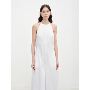 Vestido tipo cocoon con cuello halter y cintura entallada de la colección "Piano Music" - Product Image 1