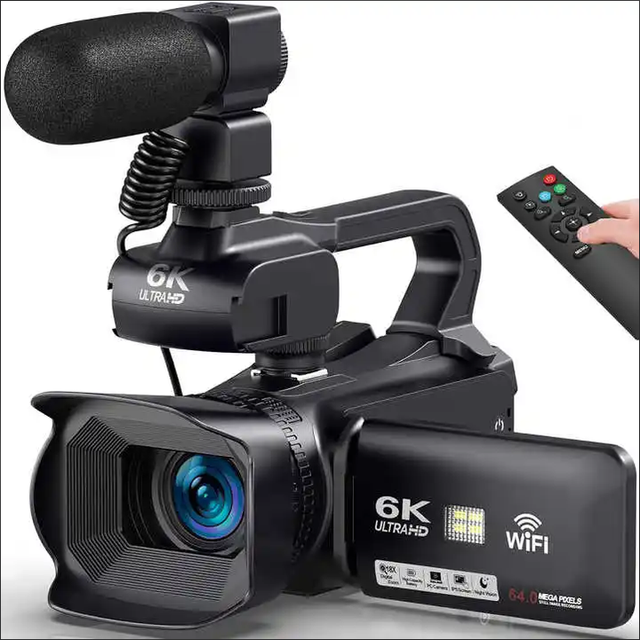 6K Cameras 18x Digital Zoom Wholesale High-quality Professional Camcorder 60fps for Photography